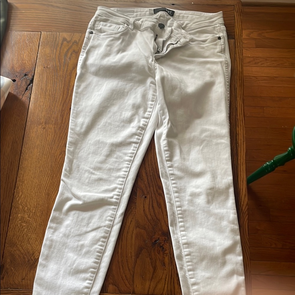 Kut from the Kloth Women's Cream Skinny Jeans
